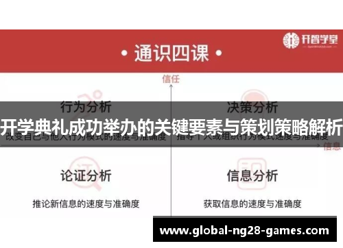 开学典礼成功举办的关键要素与策划策略解析